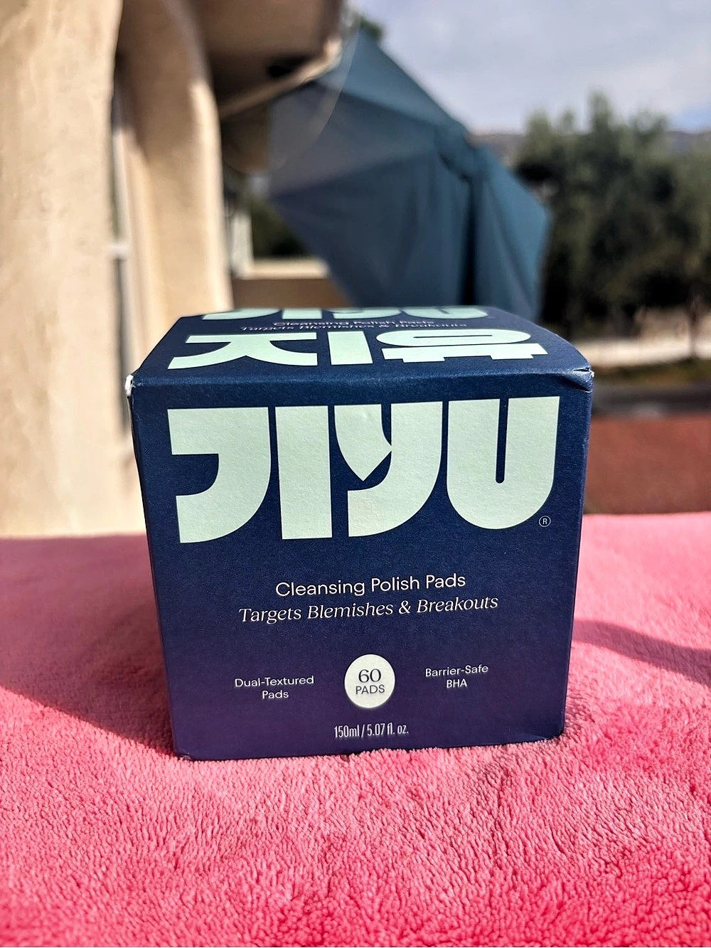 JIYU Cleansing Polish Pads 60ct AHA BHA PHA LHA Korean Skincare